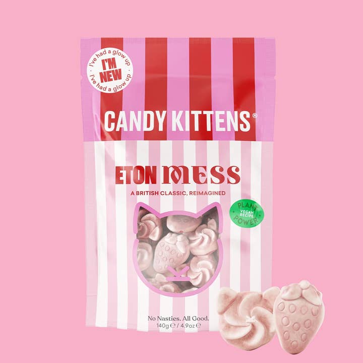 Candy Kittens ETON MESS (strawberry-cream)VEGAN,10/cs 4.9 oz and other Purchase Wholesale thé et infusion. Free Returns & Net 60 Terms on Faire trending on Faire.