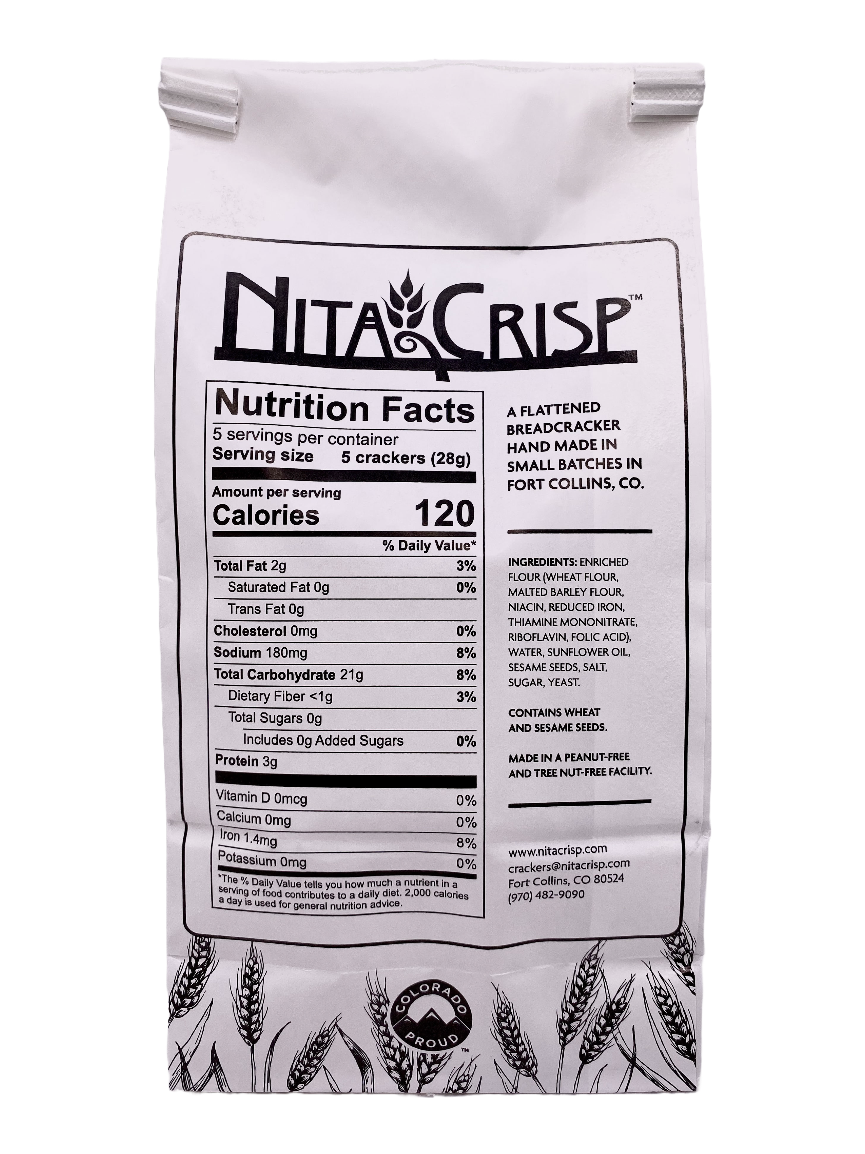 Nita Crisp Crackers - Wholesale Crackers - Nita Crisp 5oz retail packs3