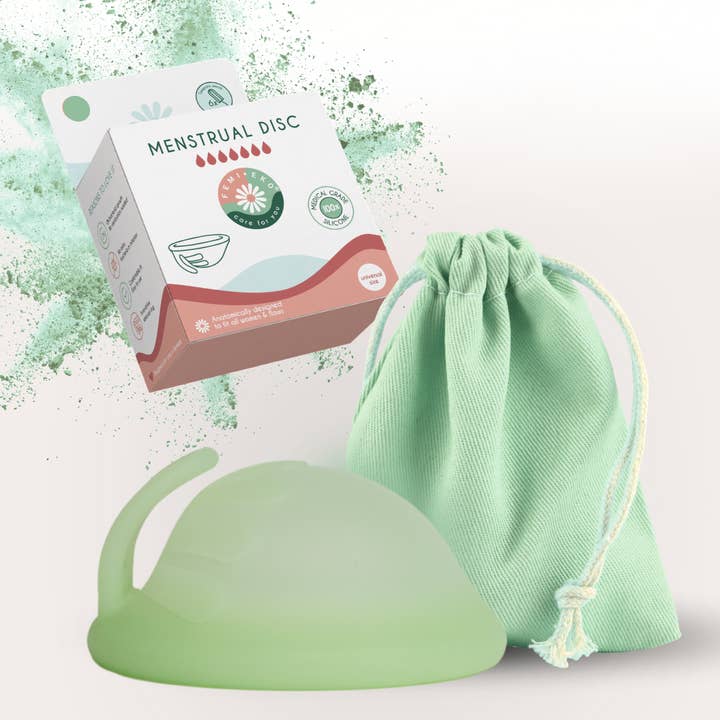 FEMIEKO GROUP SRL - Wholesale Menstrual Cup - Femi.Eko® Universal Menstrual Disc – Reusable, 50ml capacity5