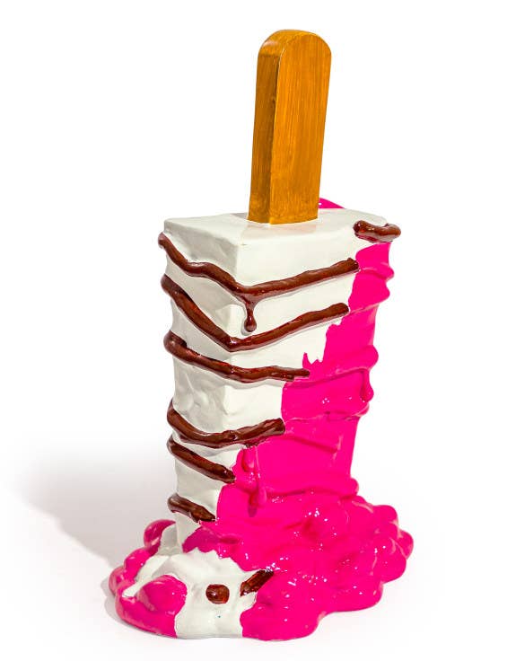 McGowan & Rutherford Ltd - Wholesale Ornament - Large Melting Ice Cream on Stick Ornament0