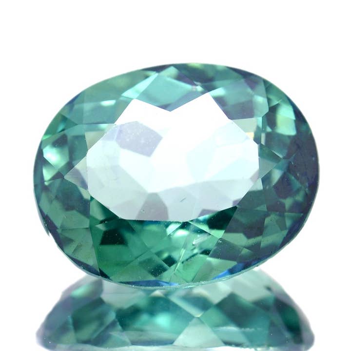 9.28 ct Oval Cut Green Topaz for wholesale by Naturjoya