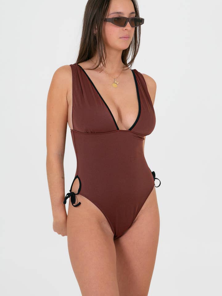 Malibu - marron - une pièce pour la vente par Poolday