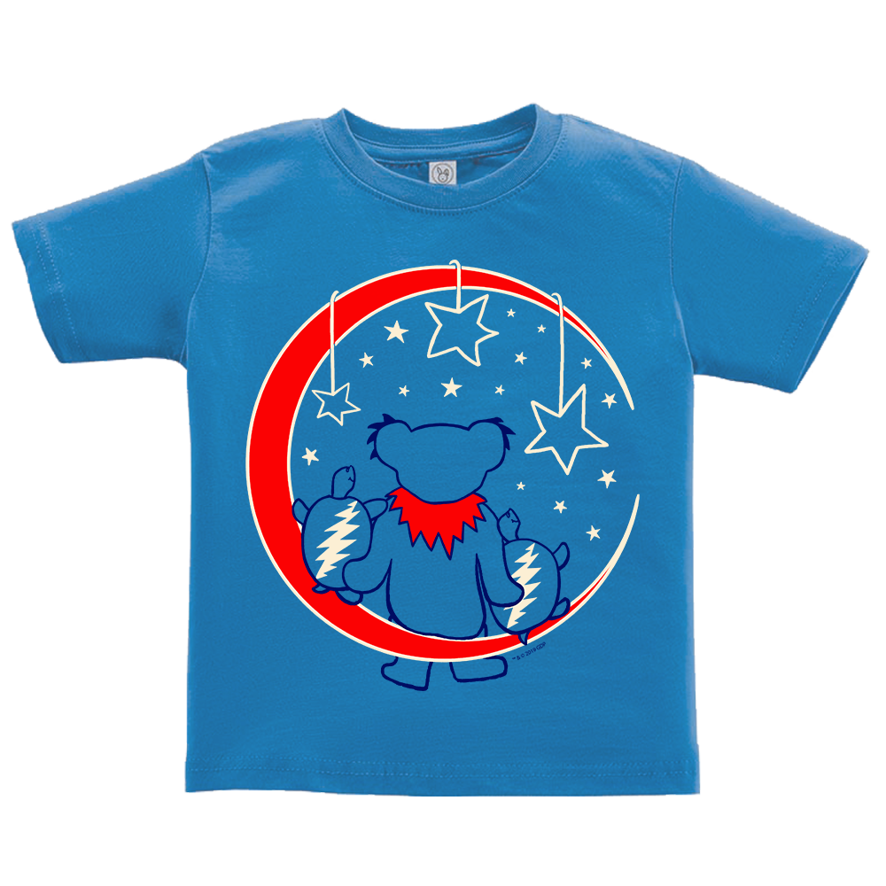 Little Hippie LLC - Wholesale Screen Printed T-Shirt - Kids - Grateful Moon Toddler T0