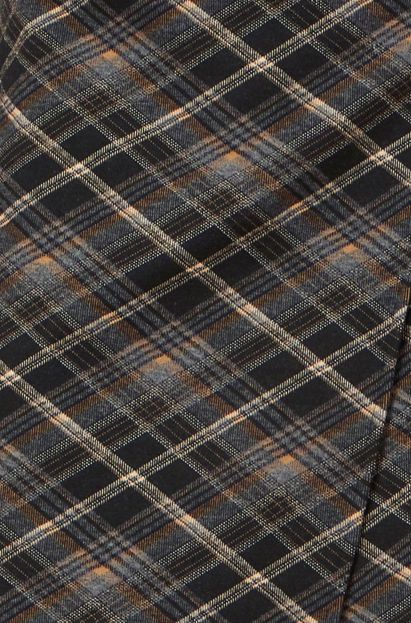 Sort Yumi sortternet slå-om-nederdel med spænde for engroshandel på Faire3