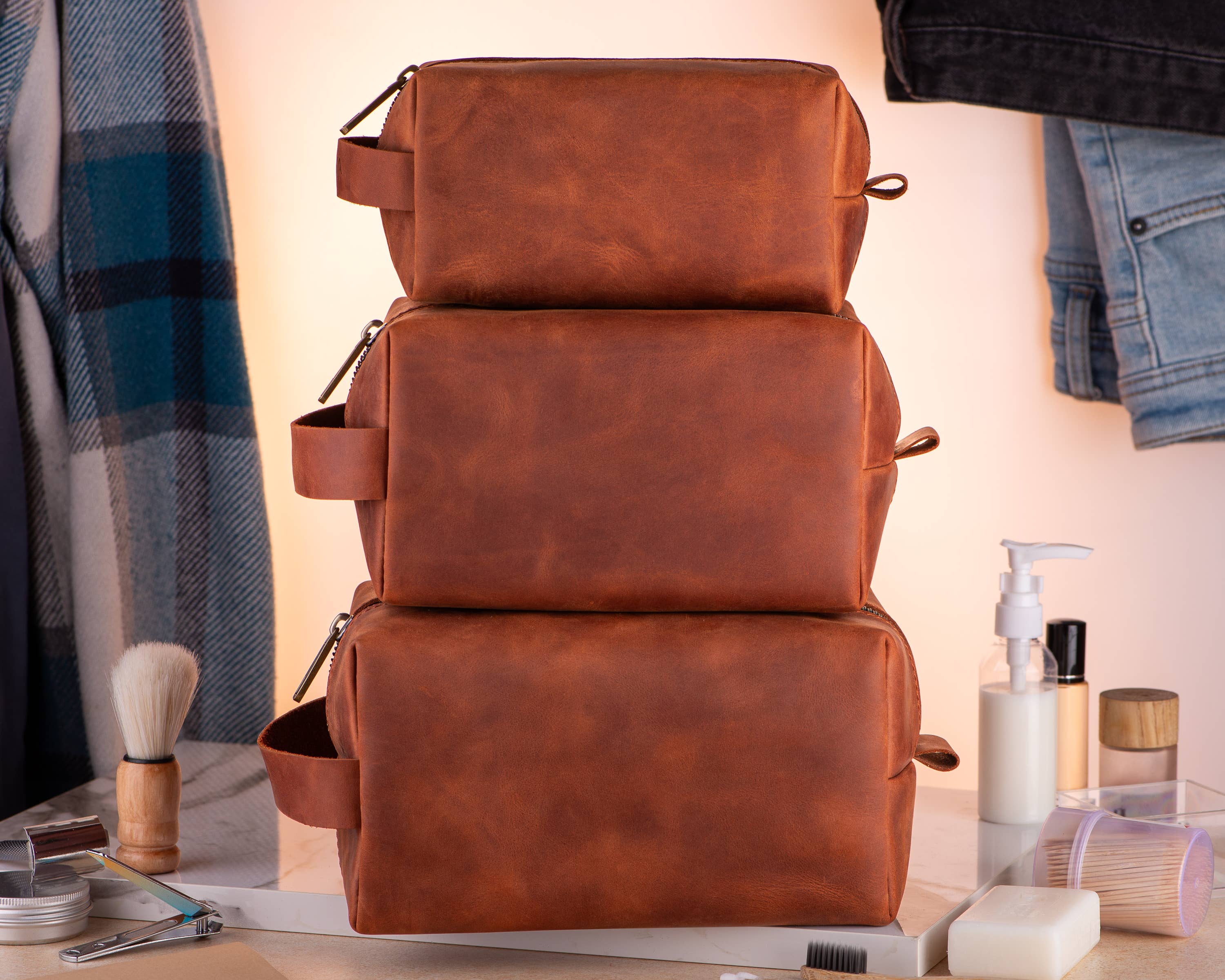 Viva Workshop - Wholesale Toiletry Bag - Men's - Leather Toiletry Bag10