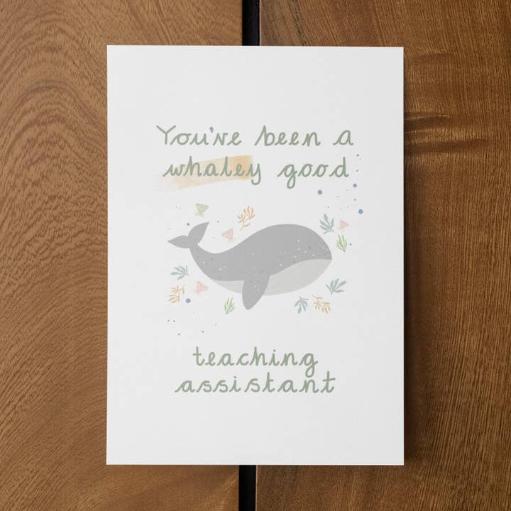Whaley good teaching assistant for wholesale by Paperleaf Studios