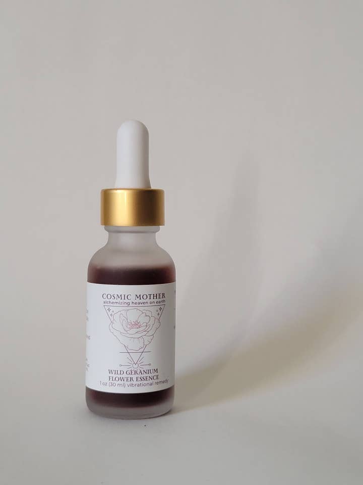 Wild Geranium Flower Essence | Vibrational Remedy for wholesale by Cosmic Mother