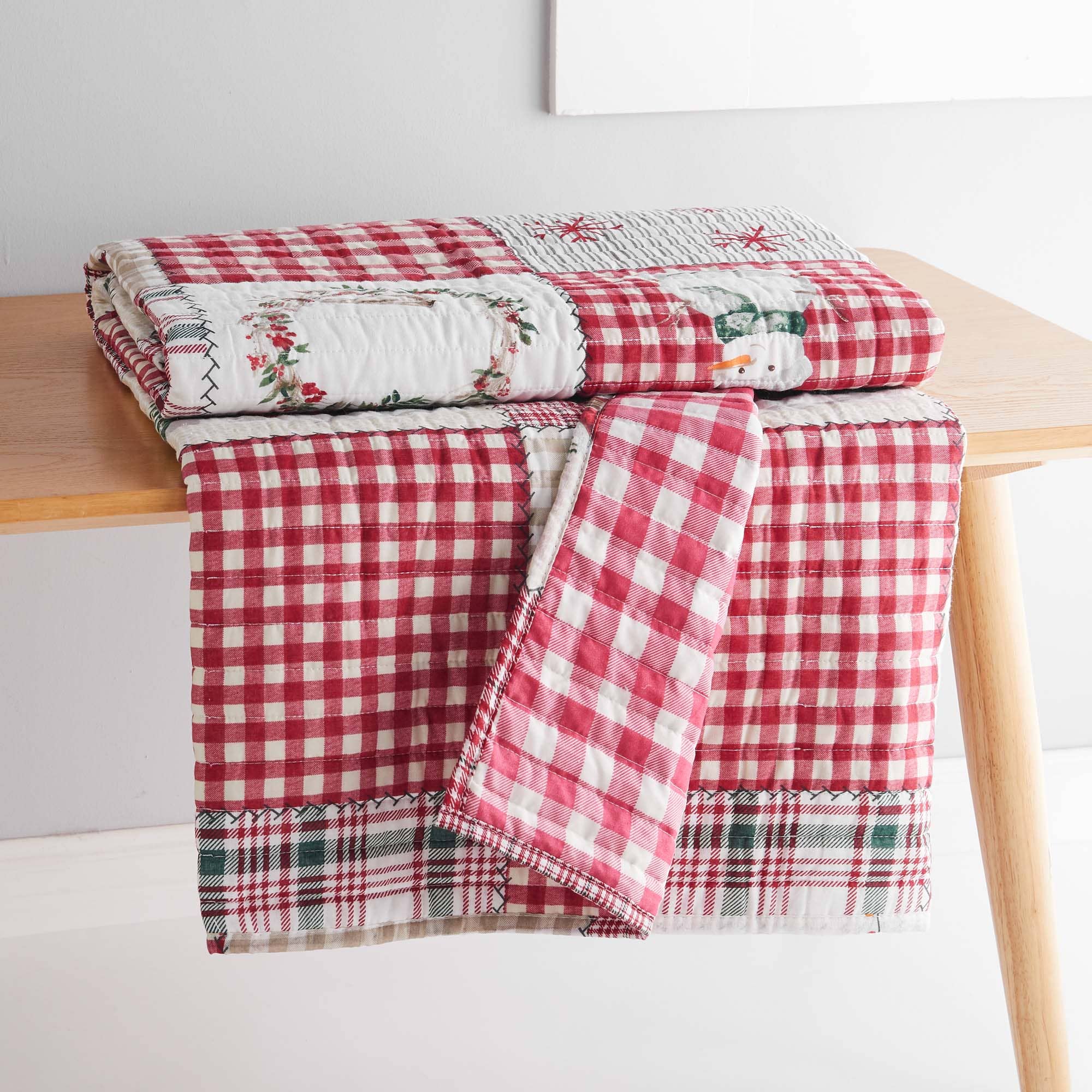 Levtex Home - Wholesale Throw blanket - Home for Christmas Quilted Throw2