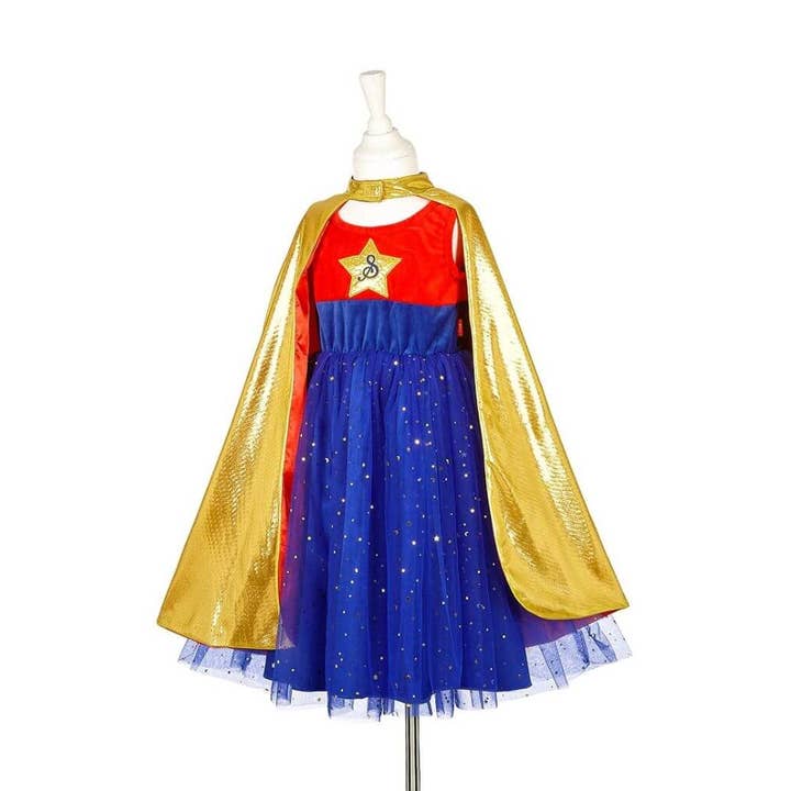 Superhero Girl Costume for Kids - Carnival use (sz 5-7 yrs) for wholesale by Speedy Monkey