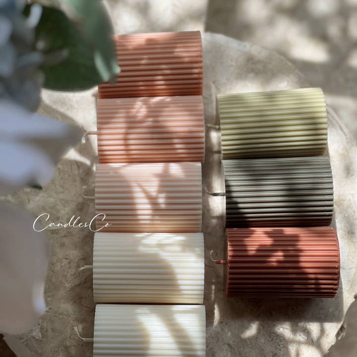 CandlesCo Australia - Wholesale Pillar candle - Short Column Pillar Soy Wax Candle8