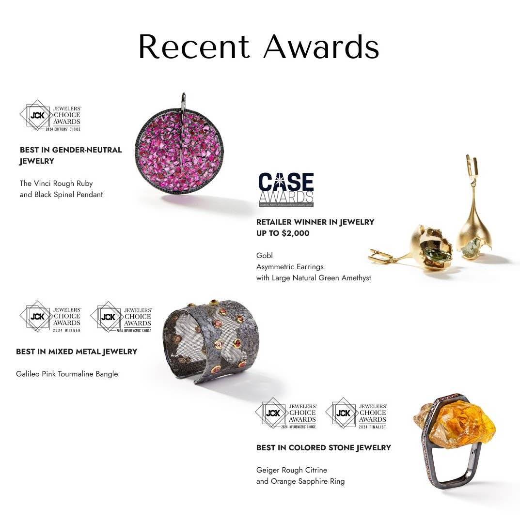 German Kabirski - Vente Anneau/bague à empiler - Bague Otthild Peridot9