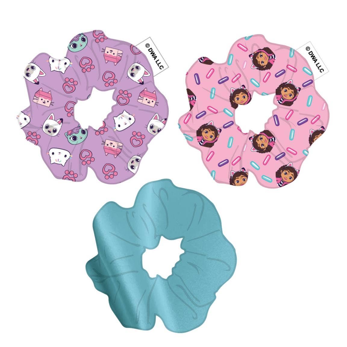 Mastoys, S.L. - Wholesale Barrette - Kids - HAIR TIE 3 PIECES GABBY'S DOLLHOUSE - 25000034541