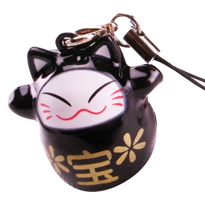 Cintre - Lucky Cat - Noir pour la vente par Original Source
