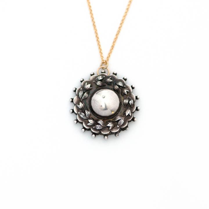 Colar Alfinete Folhas de Lei Antique Victoriana por atacado de Lily Henry Jewelry