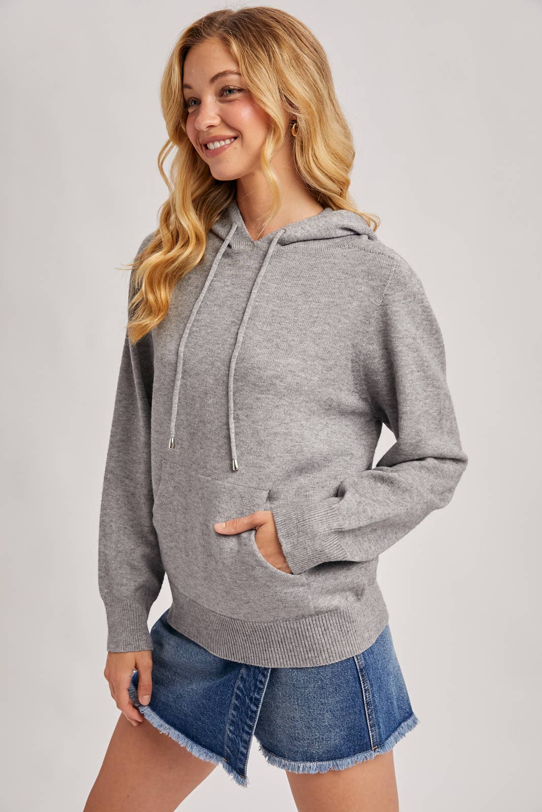 Bluivy - Wholesale Hoodie - Women's - WHOLEGARMENT KNIT SWEATER HOODIE6