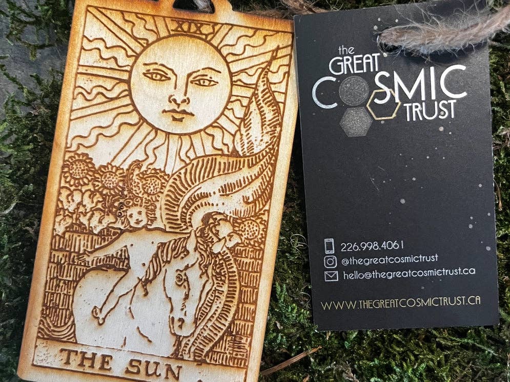 The Chaotic Good (previously The Great Cosmic Trust) - Wholesale Ornament - mini tarot card ornaments {major arcana}3