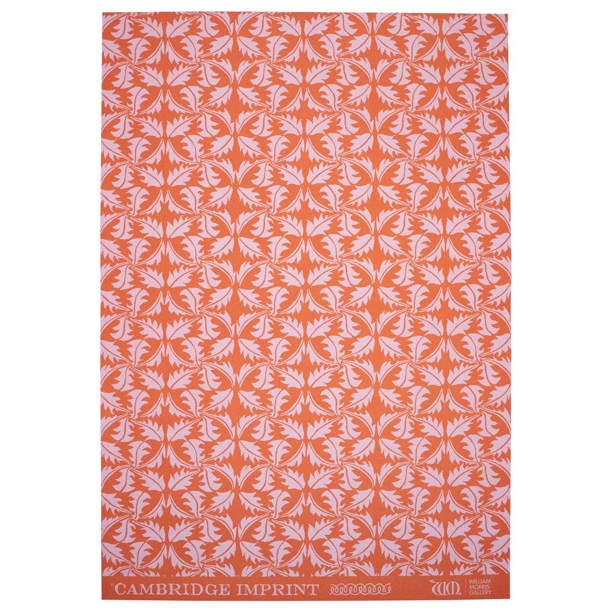 Cambridge Imprint - Wholesale Flat Wrap - Patterned Paper Dandelion Rose and Rust1