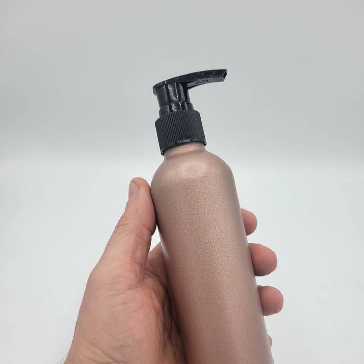 Eloah - Wholesale Hair Conditioner - Pink Aluminum Shampoo/Conditioner/Lotion Bottles