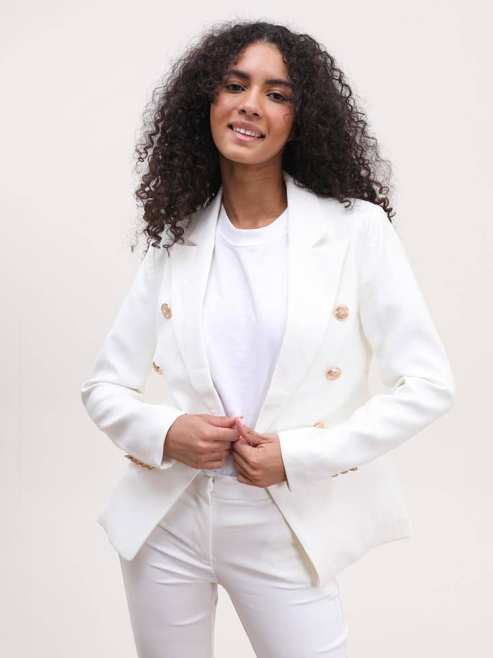 LULUMARY - Wholesale Jacket - Women's - Double-breasted jacket V19512