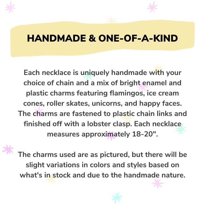 Wake and Make - Wholesale Kids Necklace - Kids - Summer Days Charm Necklace8