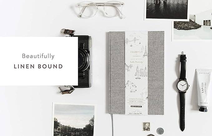 Promptly Journals - Wholesale Journal/Diary - Complete Travel Journal From Boarding to Exploring Hardcover9