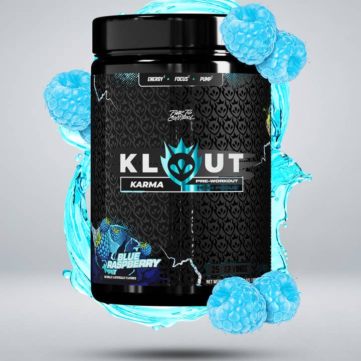 Klout Pwr - Wholesale Protein/Superfood Powder - KARMA: Medium-Stim Pre-Workout