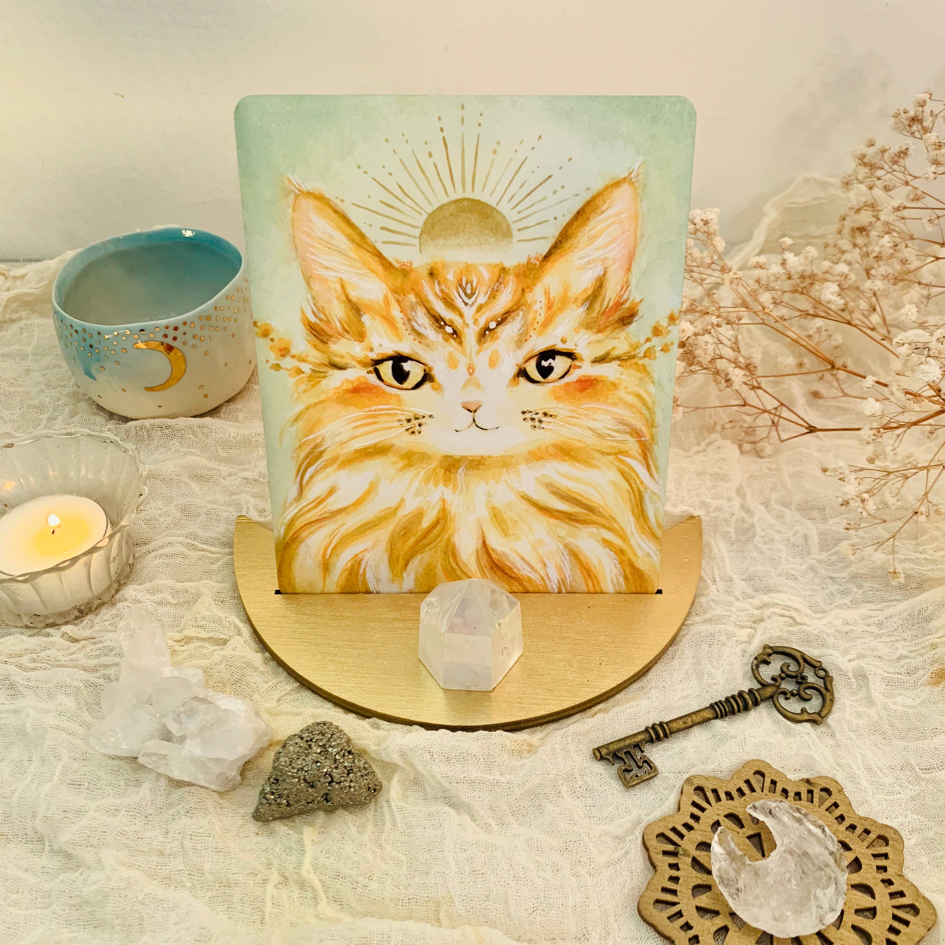 Nicole Piar – wholesale Tarot-kort – Cosmic Allies altarkonstkort och bok6