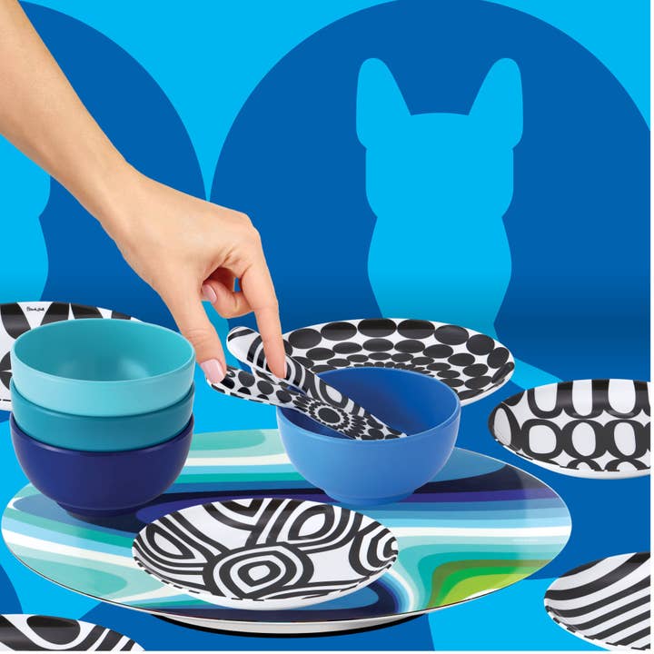 French Bull - Wholesale Cheese Spreader - Black and White Spreader Set5