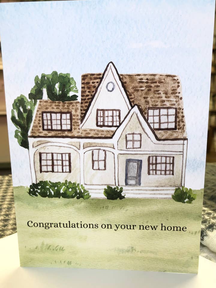 New Home - Card for wholesale by Old Soul Woodworking LLC
