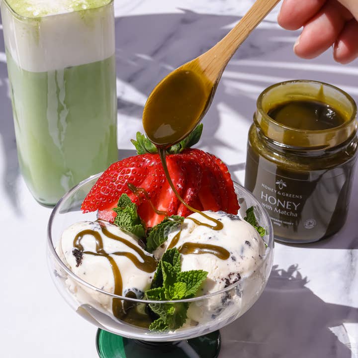 Honey & Greens – wholesale Honey – Organic Honey with Matcha 2