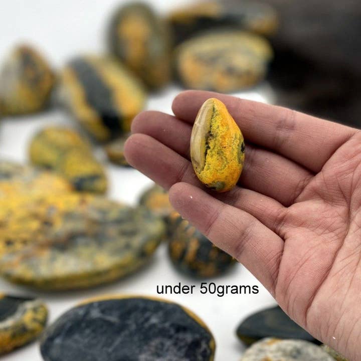 Rock Paradise - Wholesale Spiritual Stone/Crystal - Bumble Bee Jasper Tumbled stones Crystals Minerals