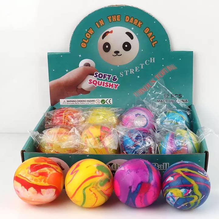 PR GROUPS LLC - Wholesale Stress Relief Ball/Dough - Marble Squeeze Stress Balls Valentine In Bulk