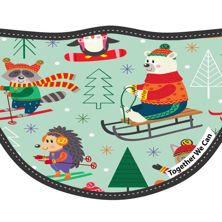 Winter Fun Lot de 2 masques de protection triple couche pour la vente par Norms