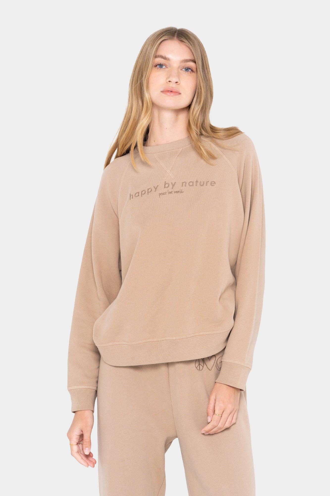 Peace Love World - Wholesale Sweatshirt - Women's - Core Crewneck Sweatshirt