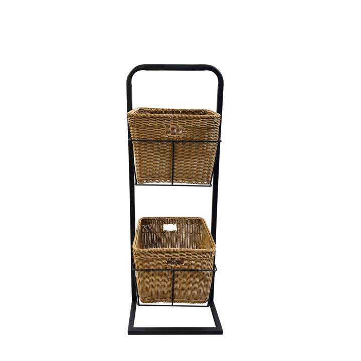 DisplayCanada - Wholesale Basket - Oxford Wicker Basket Stand #GWBS0152
