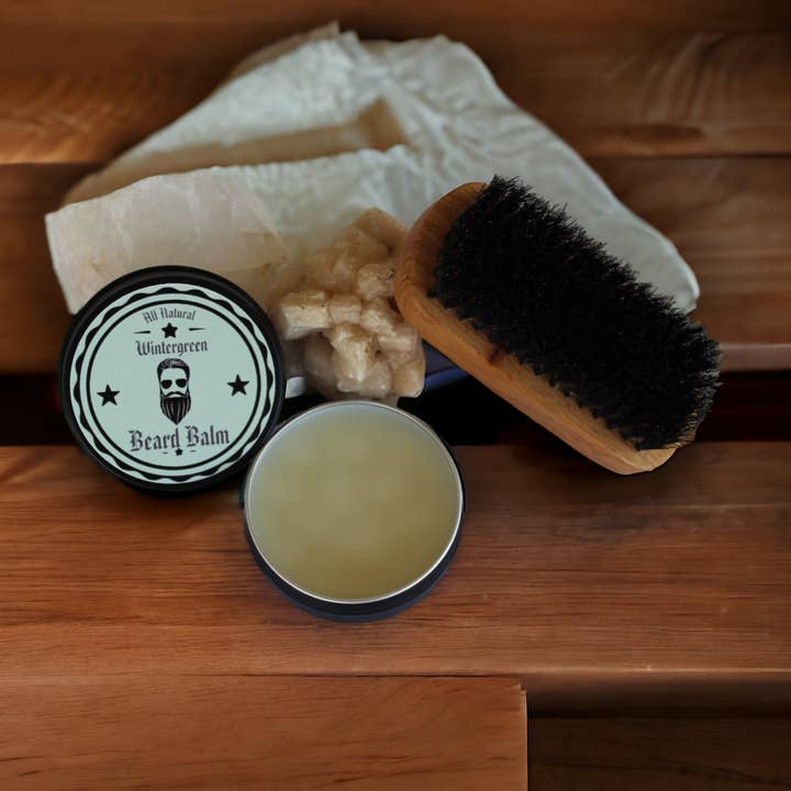 Wintergreen Beard Balm for wholesale by The Mystic Butterfly Shop