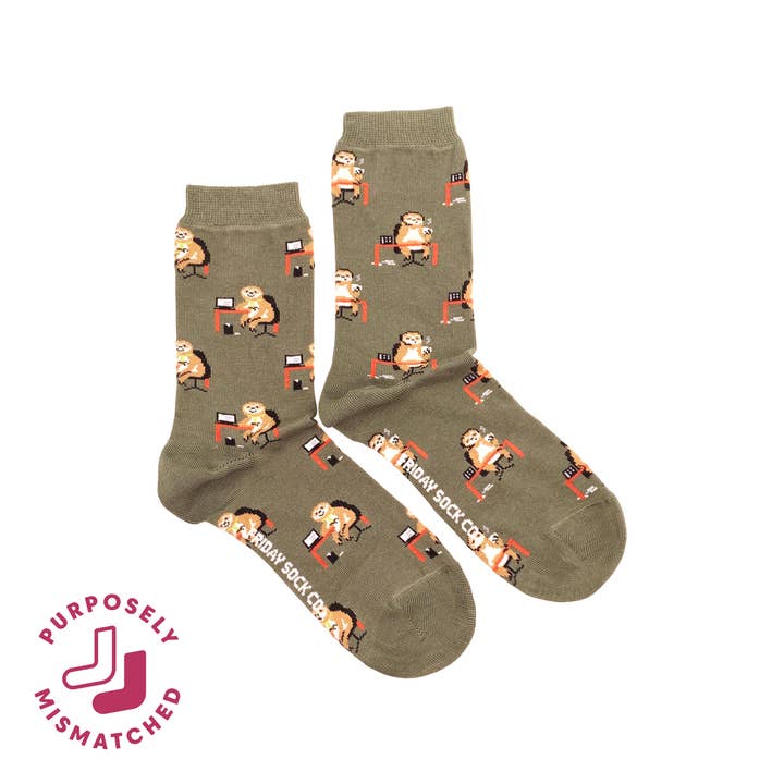 Friday Sock Co. - Wholesale Socks - Women's - Women's Working Sloth Socks