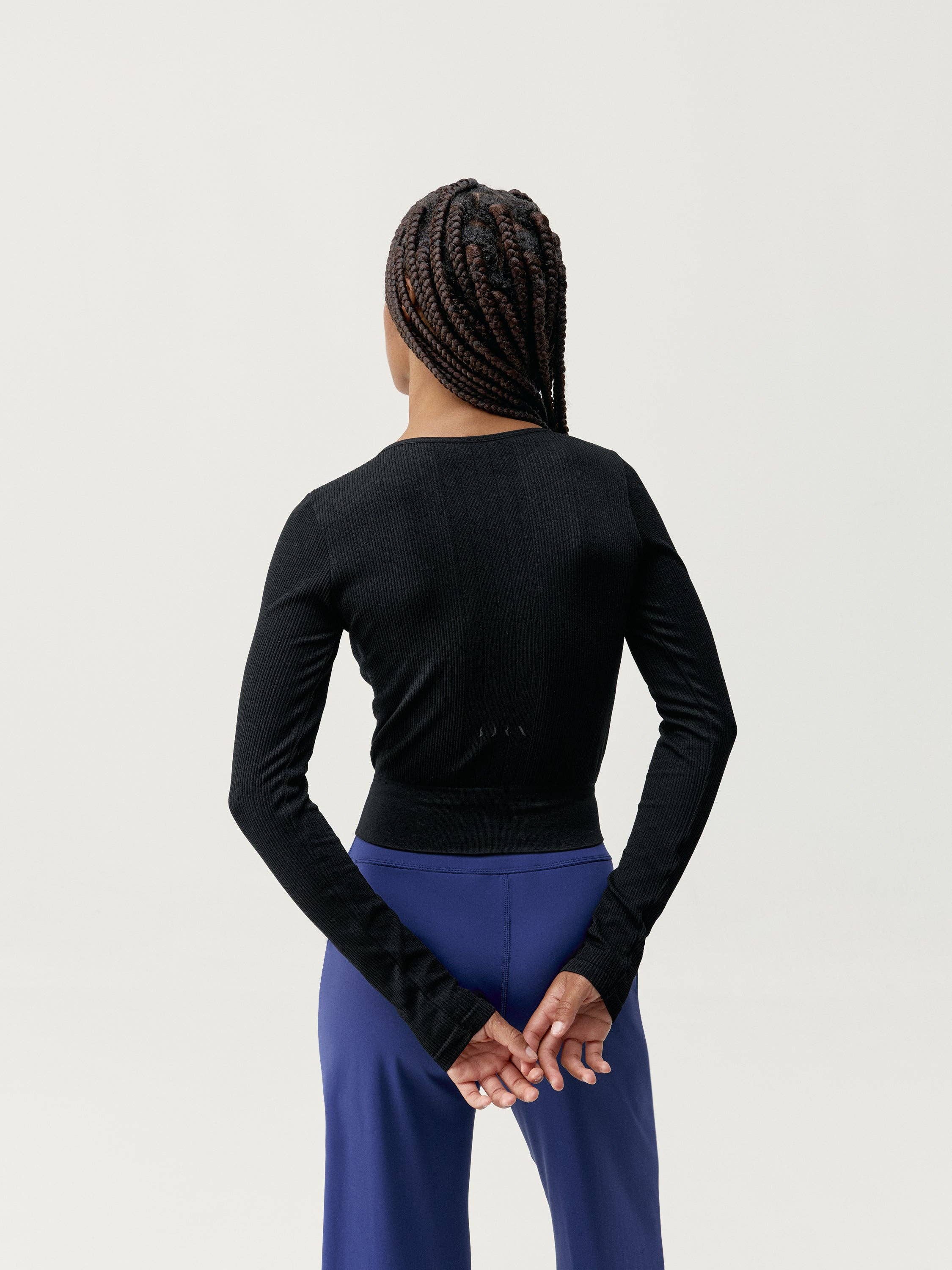 Born Living Yoga - Wholesale T-Shirt - Women's - Veda Black Shirt1