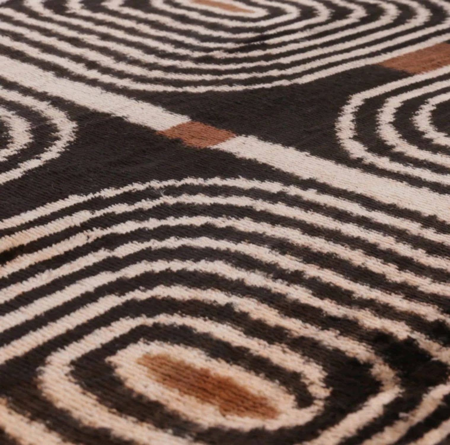 Canvello - Vente Coussin décoratif - Coussin en velours fait main 16x24 rayures arc-en-ciel2