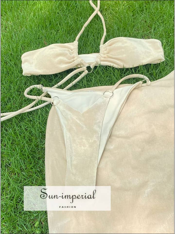 Sun Imperial - Wholesale Two Piece Swimsuit - Women's - Women's Micro Bikini With Ring Detail4