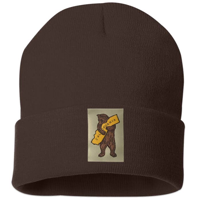 SF Mercantile - Wholesale Beanie - Unisex - CA Bear Hug 12" Knit Beanie