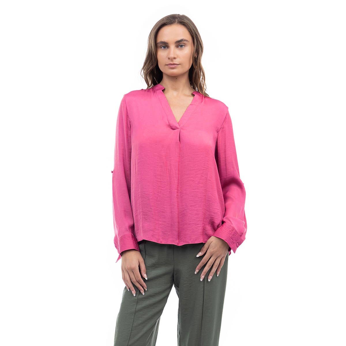 Naked Zebra – Großhandel Bluse – Damen – Bluse mit Kragen6