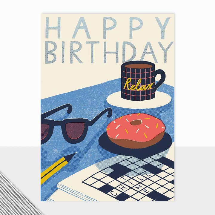 Honcho Happy Birthday Donut for wholesale by Laura Darrington Design Ltd