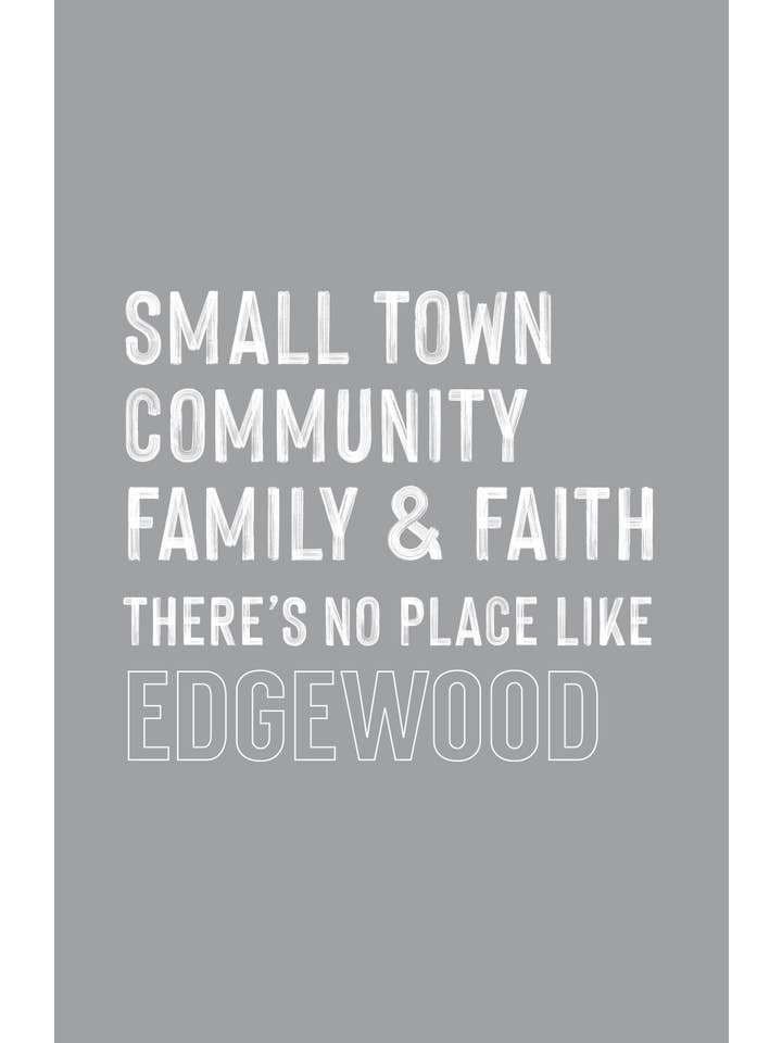 Gray Small Town Community Personalized Crew for wholesale on Faire1