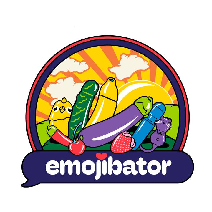 Eggplant Sunset Sticker for wholesale by Emojibator