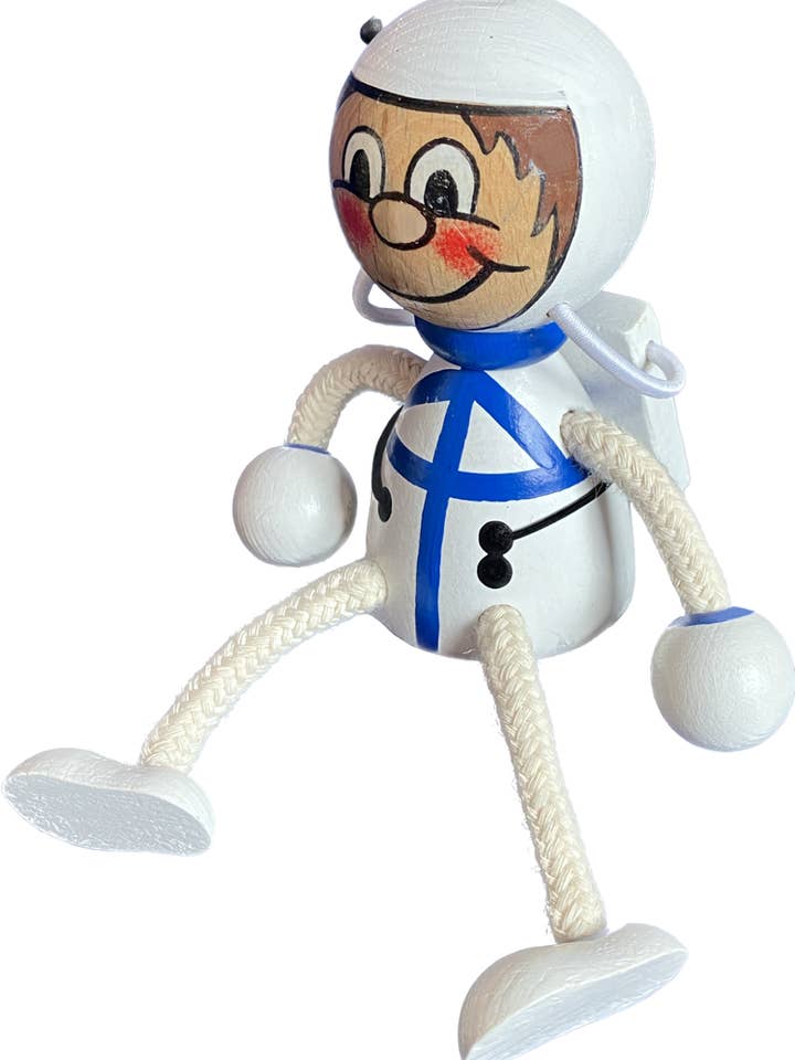 Wooden Magnet - Astronaut - Handcrafted for wholesale by Toywood