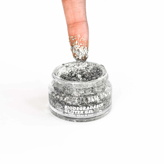 Projekt Glitter 11 UG – wholesale Kroppsglitter/skimmer – Glittergel (Silver)1