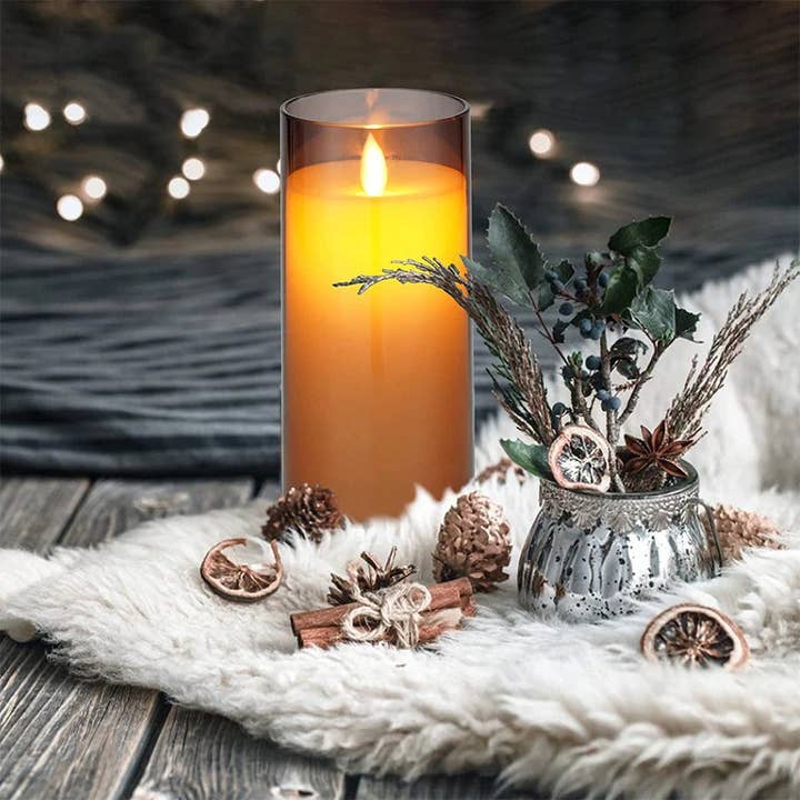 BRECK + FOX - Wholesale Flameless Candle - Flameless Candle 3-Piece Set