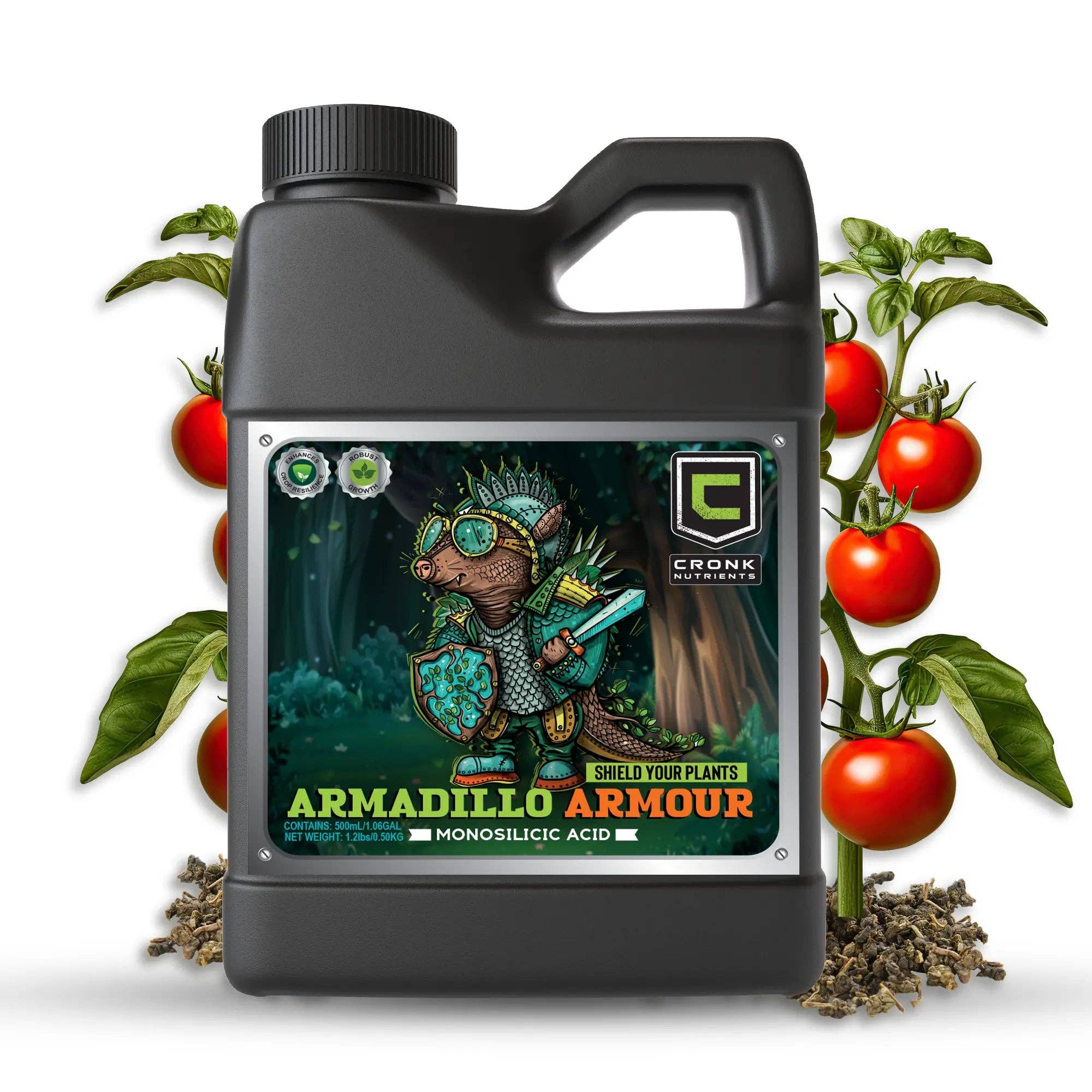 Cronk Nutrients - Wholesale Fertilizer - Armadillo Armour - Monosilicic Acid for Plants Enhance Plant Growth9
