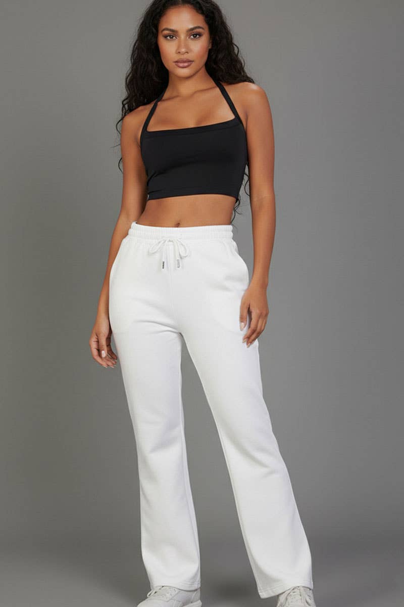 CAPELLA APPAREL – wholesale Mjukis- och joggingbyxor – Dam – Dragsko Waist Slant Pocket Sweatpants18